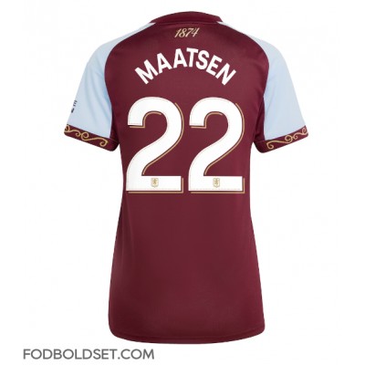 Aston Villa Ian Maatsen #22 Hjemmebanetrøje Dame 2025-26 Kortærmet Aston Villa Ian Maatsen #22 Hjemmebanetrøje Dame 2025-26 Kortærmet
